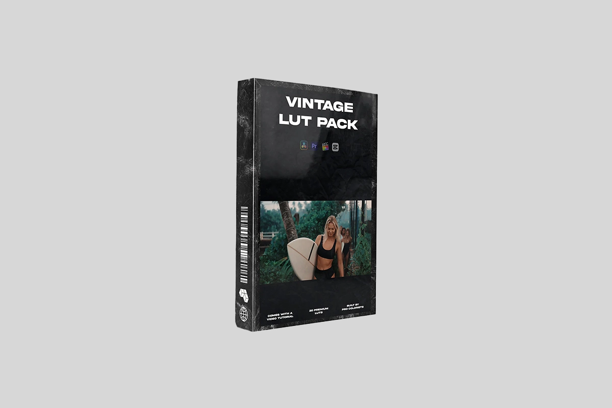 复古电影美学胶片模拟SLOG/VLOG色彩分级创意 LUT / VINTAGE – LUT Pack