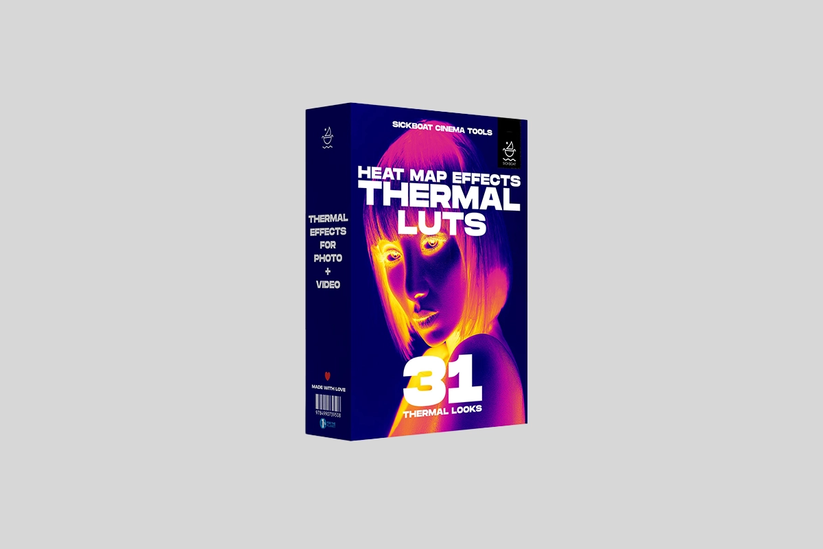 31款热成像反差效果视频照片调色滤镜 LUT / Heat Maps Effect Thermal LUTs | Thermal Looks