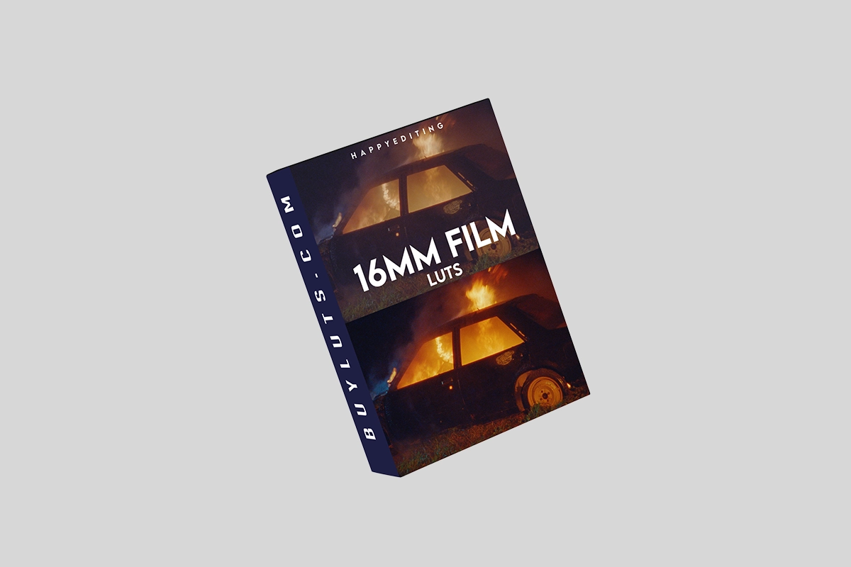 复古电影美学冷/暖/绿色调 16mm 胶片色彩分级调色 LUT / 16MM FILM LUTS