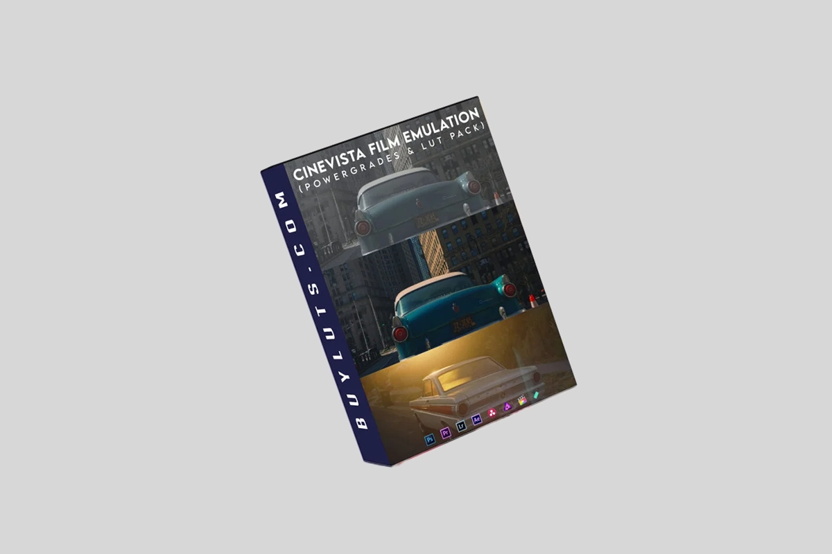 电影美学黑暗低沉35MM胶片模拟街头摄影 LOG灰片素材 – 达芬奇调色节点 LUT / CINEVISTA Film Emulation Powergrades and Lut Pack