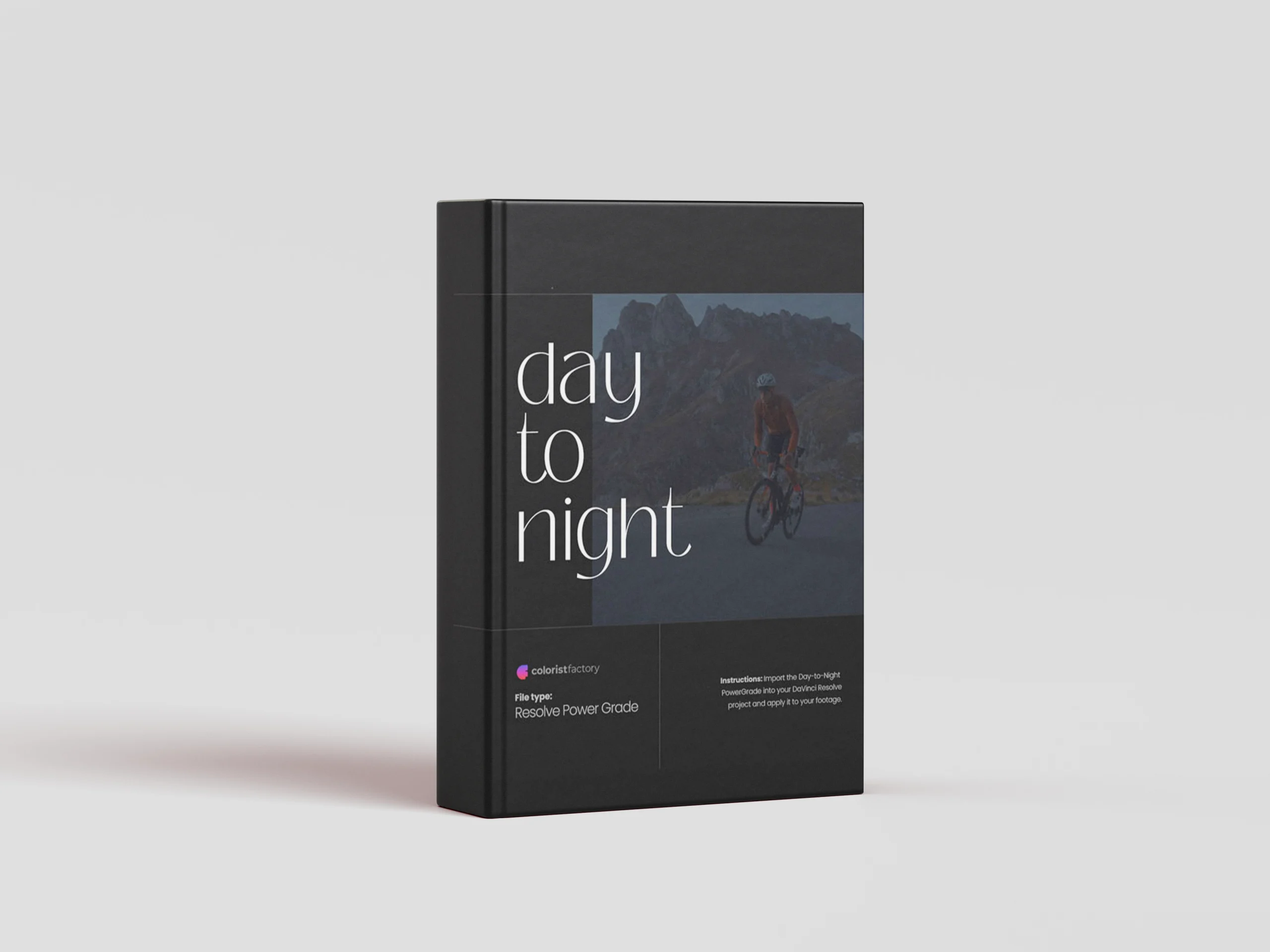 「日拍夜」电影情绪氛围场景效果调色节点 / Day to Night color grade PowerGrade