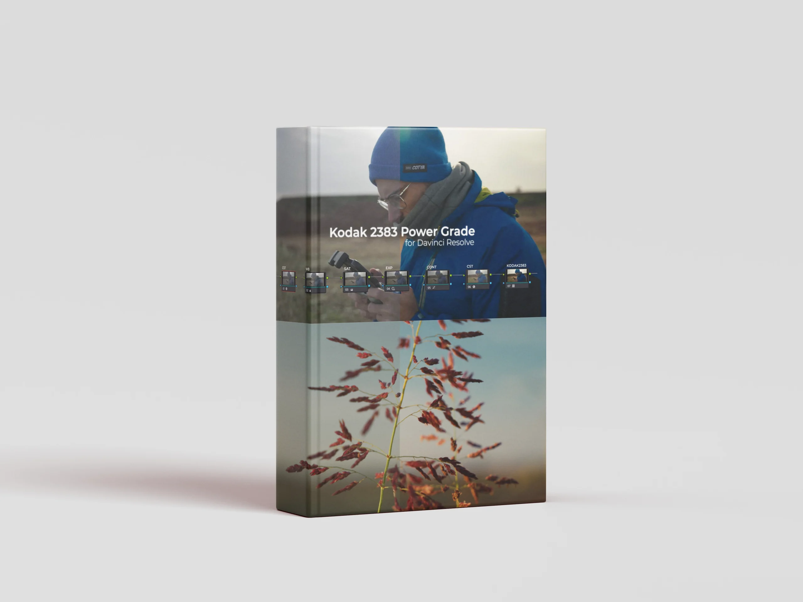 柯达2383电影美学胶片模拟色彩达芬奇调色节点 / Kodak 2383 PowerGrade