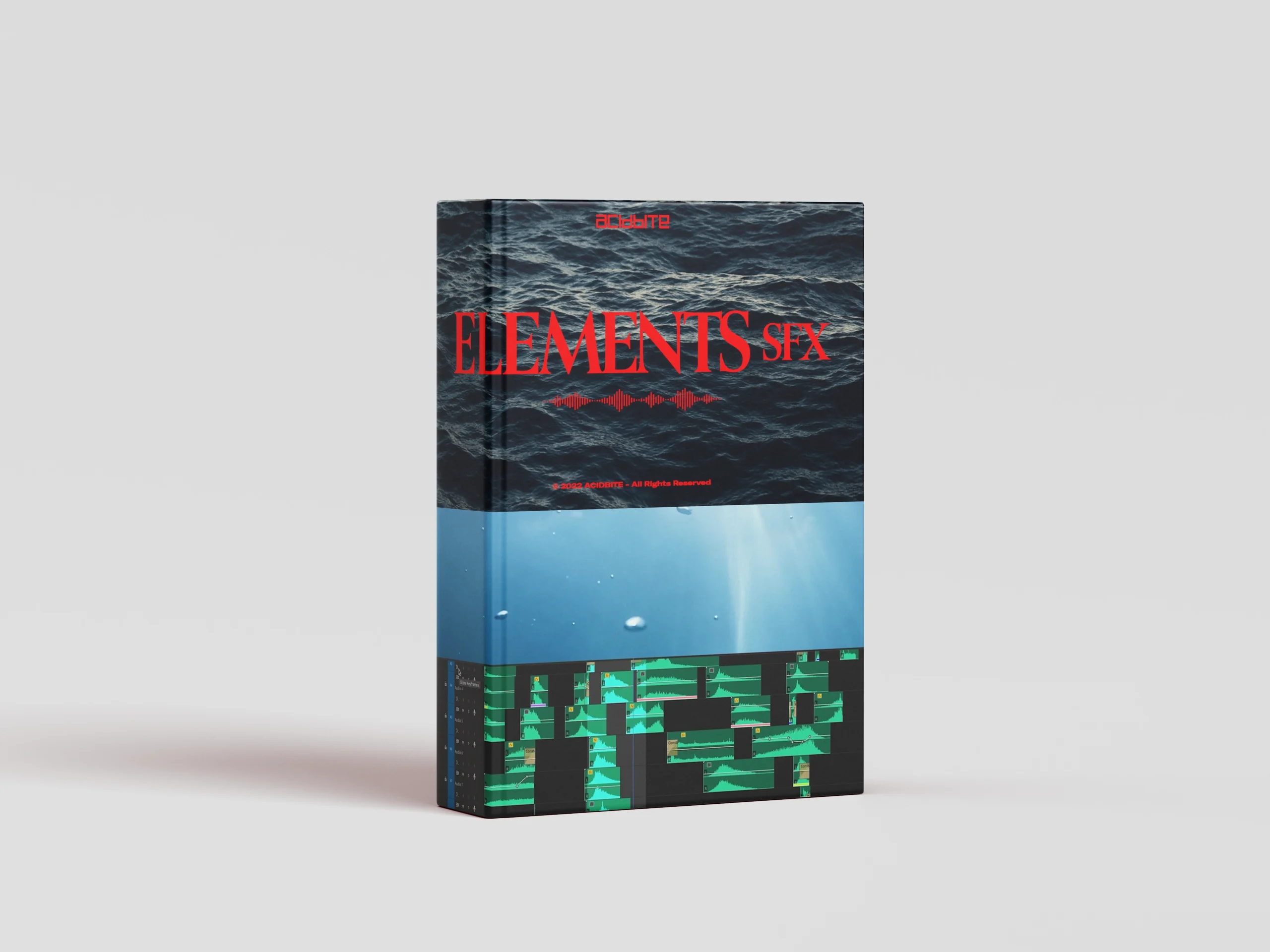 147个深沉氛围户外海浪篝火风声环境转场音效 / ACIDBITE Elements SFX