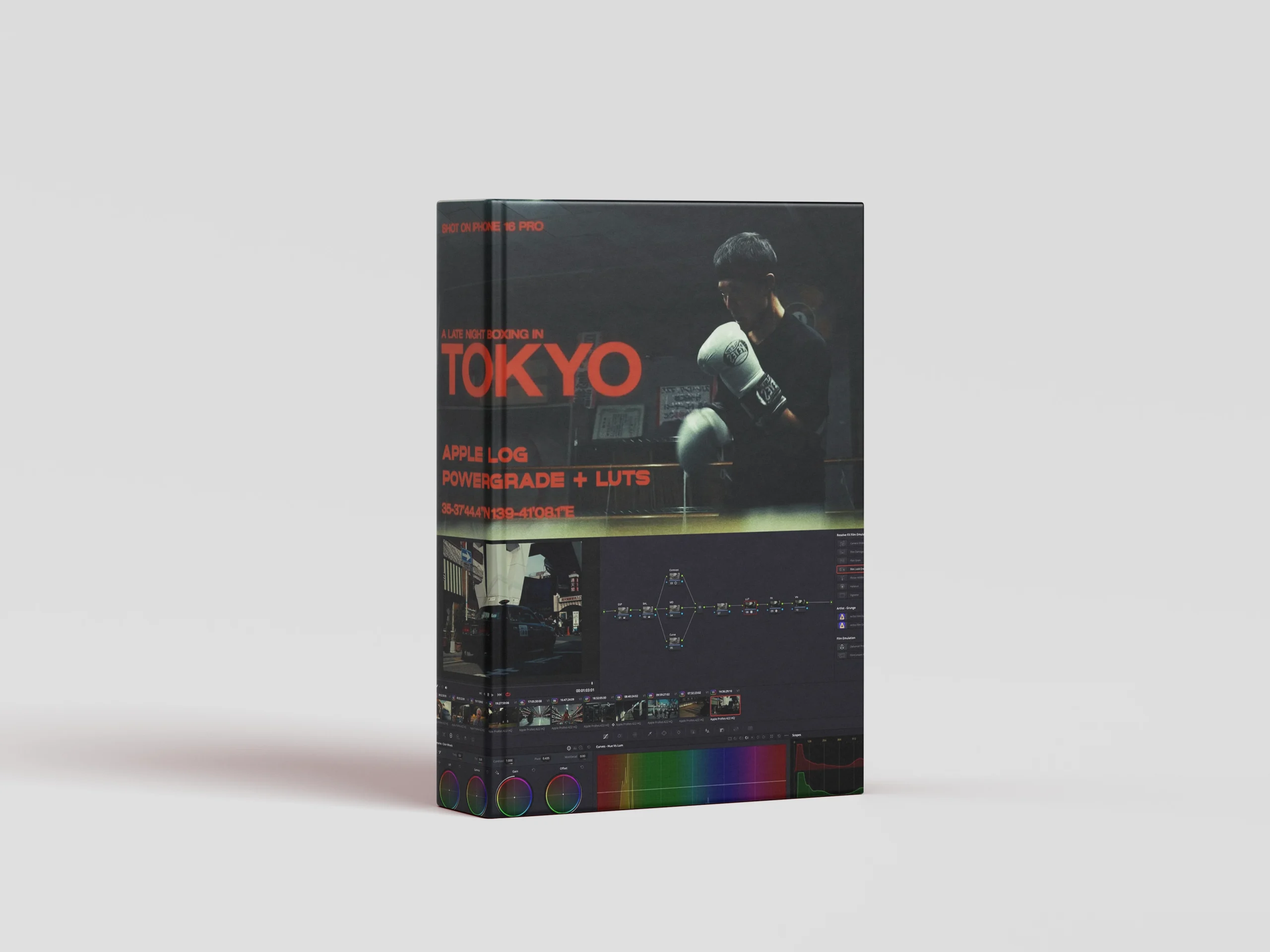 iPhone Apple LOG 电影感旅拍调色胶片模拟 PowerGrade – Lut + 教程 (中文字幕) / Apple iPhone Log – Conversion LUT & Power Grade