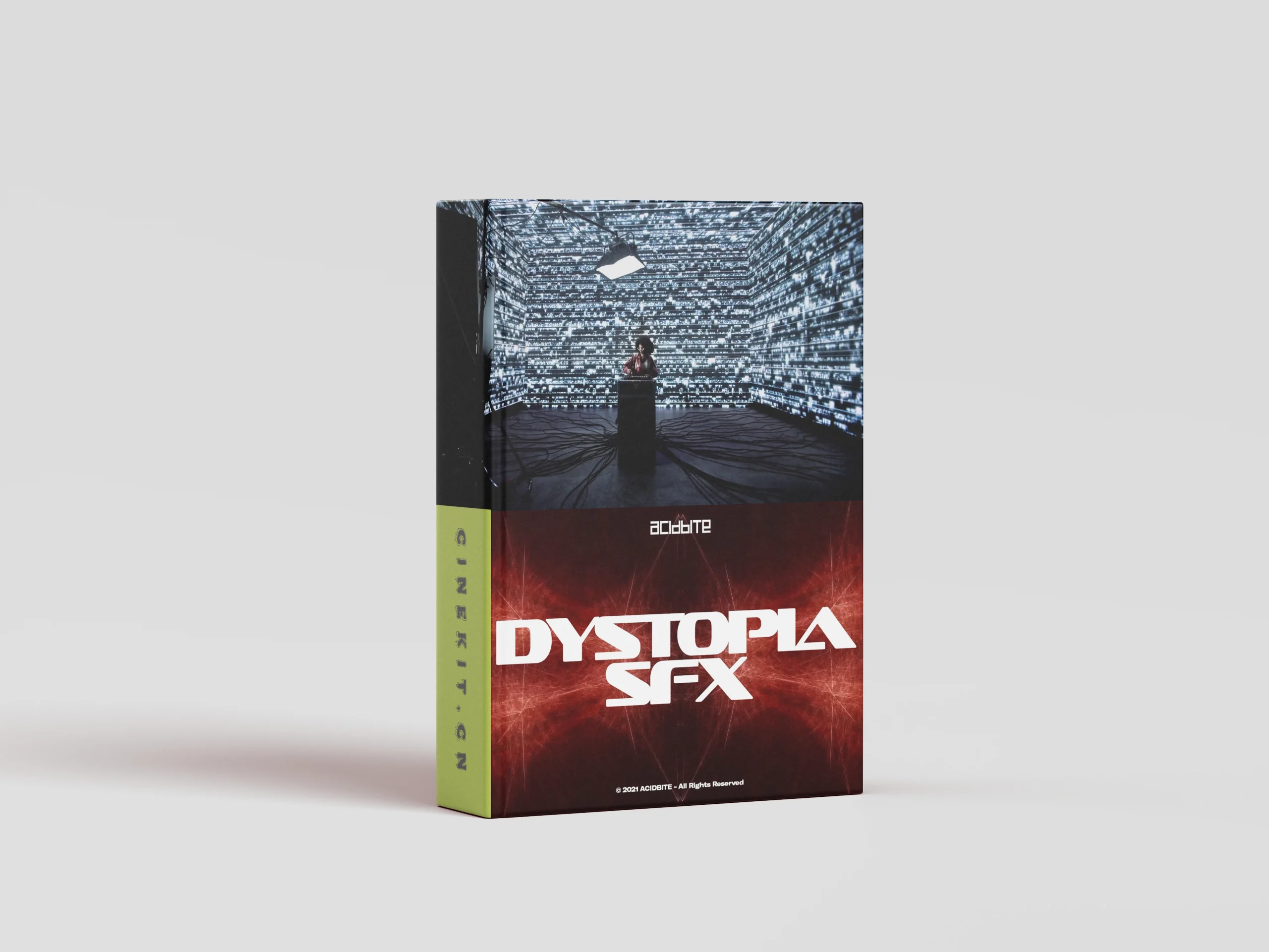 200多个高质量电影行业标准声音设计后期制作故障、点击、上升、纹理、呼啸声、特效转场过渡音效 / AcidBite Dystopia SFX