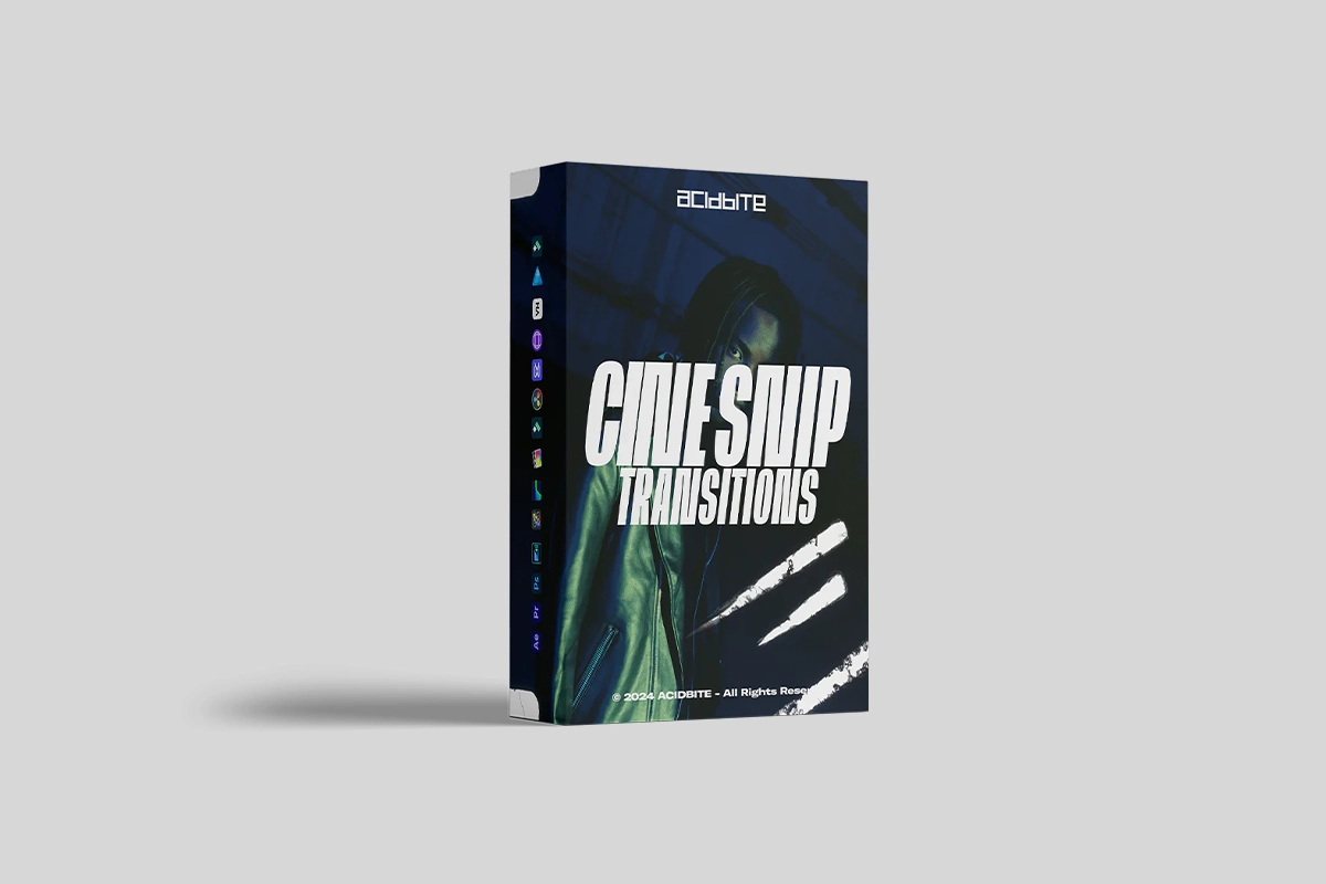 「即将更新⠐⠐⠐」96种复古电影胶片打孔划痕扫描涂鸦视频转场音效素材包 / ACIDBITE – Cine Snip Transitions