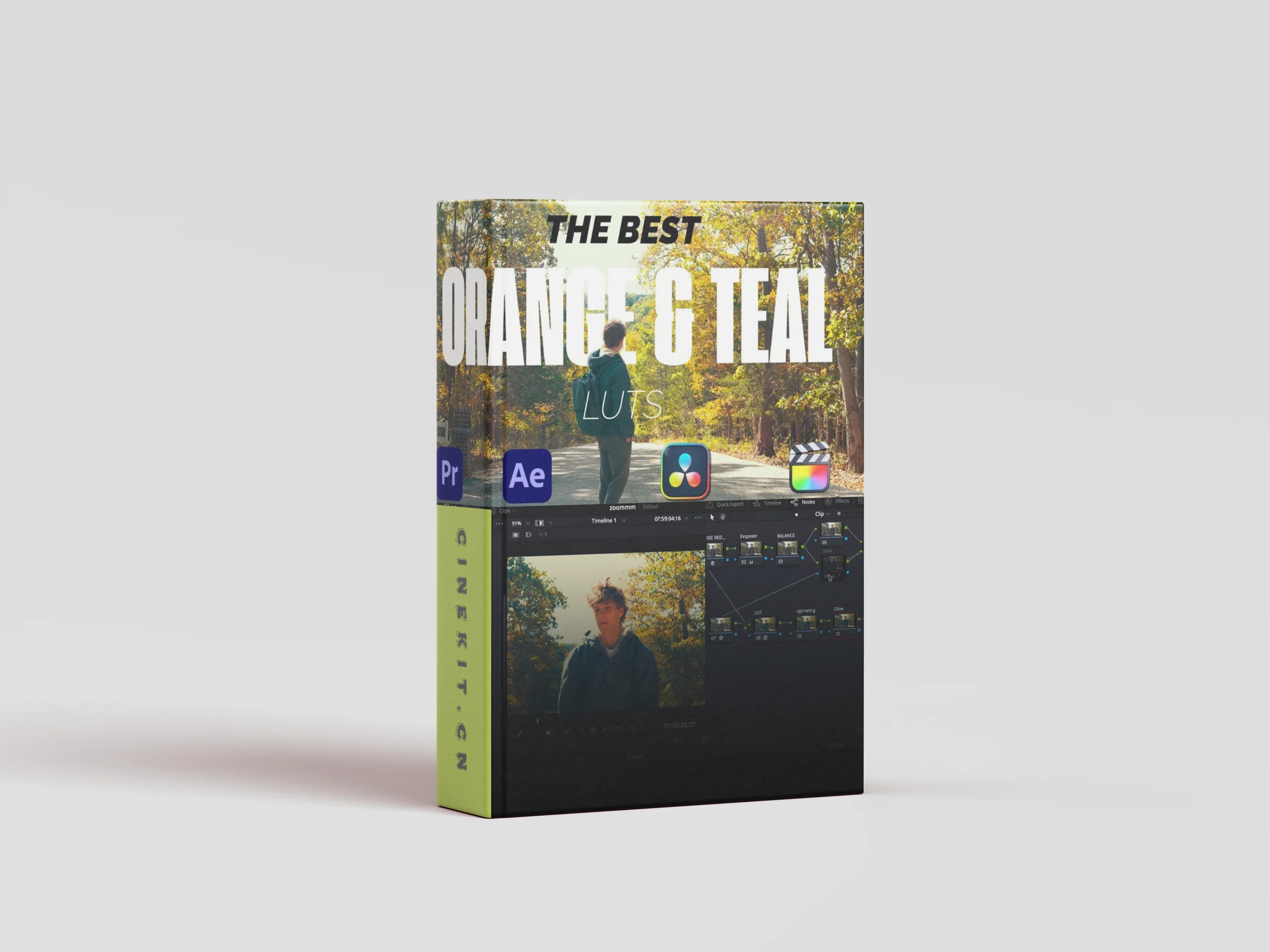 复古青橙色电影感短片旅拍视频调色 LUT / Ryan Herrick – Ryans Orange & Teal Luts